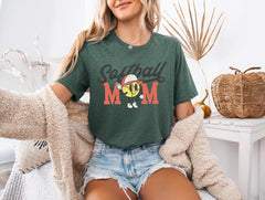 Softball Mom T-Shirt - Gift for Softball Mom - Game Day Mom Tee - Softball Lover - Mom Life Shirt - Softball Season Tee - Mothers Day Shirt