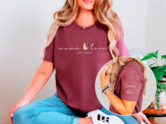 Mama Bear Shirt, Mother's Day Gift, New Mom Shirt, Custom Mama bear Shirt, Gift for Mom, Cute Custom Mom Shirt, Cute Mama T-Shirt