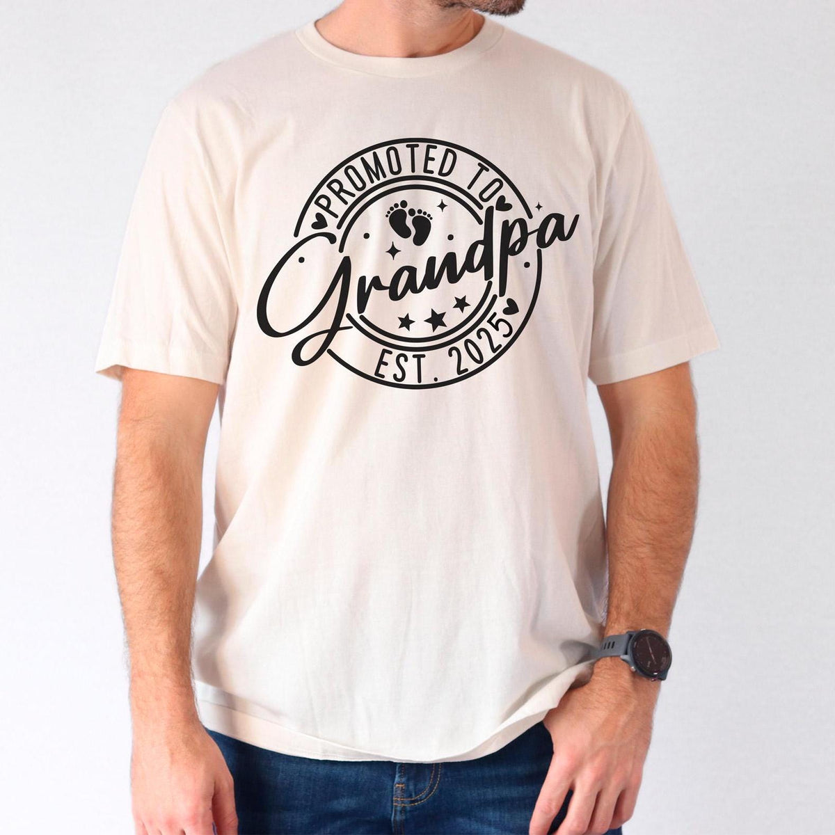 Grandpa Est 2025 Shirt, Grandpa Announcement, Father Established, Fathers Day Gift, Shirt for Dad, Grandpa Shirt, Gift for Uncle and Grandpa