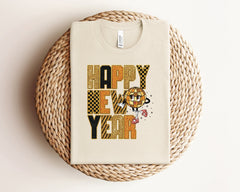 Happy New Year Shirt, Boujee New Year 2026 Shirt, Retro New Years, 2026 Women's Shirts, Disco Ball Shirt, Bougie Holiday Tee, New Years Gift