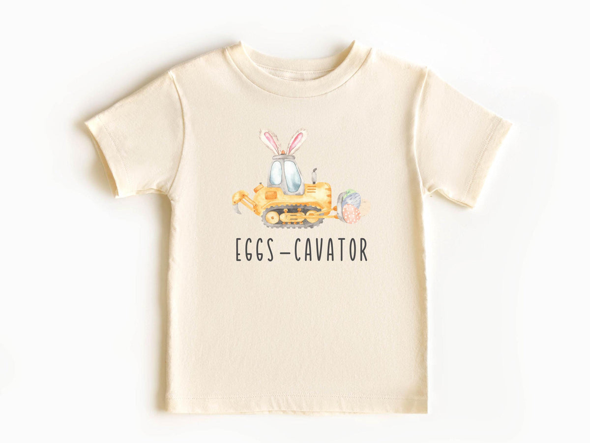 Kids Easter Shirt - Easter Egg Hunt Shirt - Eggscavator Shirt - Easter Excavator Shirt - Happy Easter Shirt - Toddler Easter Shirt
