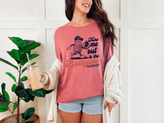 Take Me Out To The Ballgame - Baseball Mom T-Shirt - Retro Baseball Tee - Funny Baseball Gift - Game Day Shirt - Baseball Lover Tee - Peanut