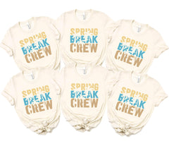 Spring Break Crew Shirts - Spring Break Trip T-Shirts - Spring Break Vacation Shirts - Beach Vibes Shirt - Friends Spring Vacation Shirts