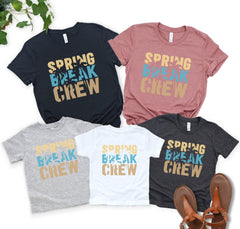 Spring Break Crew Shirts - Spring Break Trip T-Shirts - Spring Break Vacation Shirts - Beach Vibes Shirt - Friends Spring Vacation Shirts