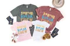 Spring Break Crew Shirts - Spring Break Trip T-Shirts - Spring Break Vacation Shirts - Beach Vibes Shirt - Friends Spring Vacation Shirts