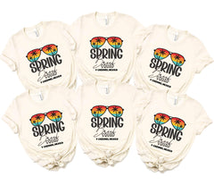 Custom Spring Break Crew Shirts - Spring Break Vacation Shirts - Family Spring Vacation T-Shirts - Spring Cruise - Girls Trip Vacation