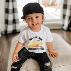 Big Brother Shirt - Big Brother Under Construction Shirt - New Brother Shirt - Brother To Be Shirt - Toddler Baby Announcement Shirt