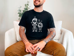 Custom Dad T-Shirt - Custom Drawing Shirt - Fathers Day Gift - Gift From Daughter/Son - Dad Tee - Best Dad Gift - Kids Drawing Tee