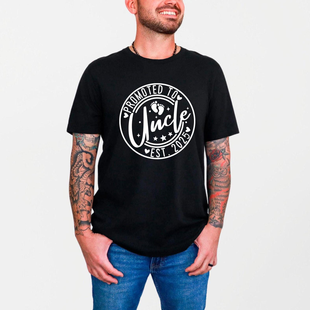 Fathers Day Shirt For Uncle, Promoted To Uncle Est 2025 Shirt, Uncle To Be Shirt, 2025 Uncle Shirt, Men's Clothing, Gift For Future Uncle