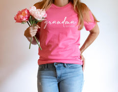 Grandma Est 2025 Shirt, Grandma To Be Tshirt, Grandmother Shirts, Personalized Grandma Shirt, Grandma Established, Mother's Day Grandma Gift