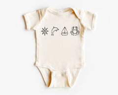 Summer Kids T-Shirt - Fisherman Toddler Tee - Nautical Baby Bodysuit - Vacation Shirt - Baby Shower Gift - Kids Sailing Lover Gift