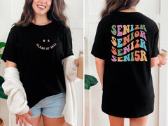 Senior Class of 2025 Shirt, Senior 2025 Shirts, 2025 Graduation Shirts, Retro Senior Graduation Shirt, Gift for Seniors, Unisex Senior Shirt