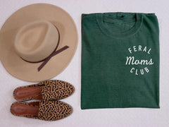 Feral Moms Club T-Shirt - Feral Mom Gift - Mothers Day Gift - Mom Life Tee - Feral Wife Shirt - Feral Moms Social Club - Trendy Mom Shirt