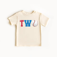2nd Birthday T-Shirt - Baseball Birthday Shirt - Birthday Party Shirts - Sports Birthday Tee - Birthday Gift for Boy - Second 2nd Birthday