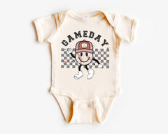 Baseball Game Day Kids T-Shirt - Game Day Baby Bodysuit - Cute Baseball Season - Retro Baseball Toddler Shirt - Baseball Mascot