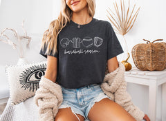 Baseball Season T-Shirt - Baseball Mom Gift - Baseball Team Tee - Baseball Game Day - Women's Baseball Shirt - Baseball Fan Tee - Sports Mom