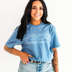 Baseball Season T-Shirt - Baseball Mom Gift - Baseball Team Tee - Baseball Game Day - Women's Baseball Shirt - Baseball Fan Tee - Sports Mom