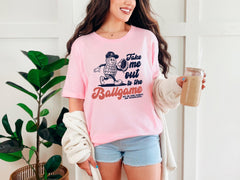 Take Me Out To The Ballgame - Baseball Mom T-Shirt - Retro Baseball Tee - Funny Baseball Gift - Game Day Shirt - Baseball Lover Tee - Peanut