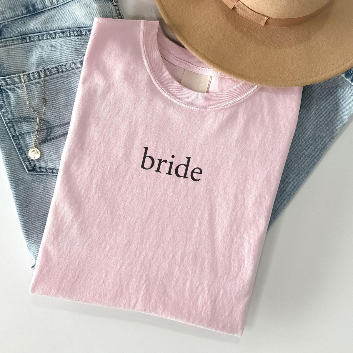 Bride T-Shirt - Minimalist Bride Tee - Bachelorette Shirts - Bridal Shower Gifts - Bride-to-be Tee - Wedding Women - Future Bride Shirt