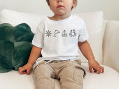 Summer Kids T-Shirt - Fisherman Toddler Tee - Nautical Baby Bodysuit - Vacation Shirt - Baby Shower Gift - Kids Sailing Lover Gift
