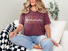 Mama T-Shirt - Mama Fluorescent Color Tee - Mothers Day Gift - Neon Mama Shirt - Birthday Gift - Gift For Her -  Mom Pregnancy Gift