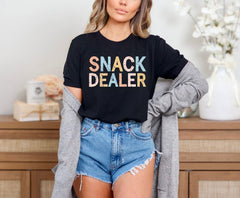 Snack Dealer T-Shirt - Mother's Day Gift - Snack Lover Tee - Funny Mom Shirt - Best Mama Tee - Mom of Twins Gift - Trendy Mama Shirt
