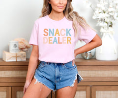 Snack Dealer T-Shirt - Mother's Day Gift - Snack Lover Tee - Funny Mom Shirt - Best Mama Tee - Mom of Twins Gift - Trendy Mama Shirt