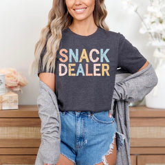 Snack Dealer T-Shirt - Mother's Day Gift - Snack Lover Tee - Funny Mom Shirt - Best Mama Tee - Mom of Twins Gift - Trendy Mama Shirt