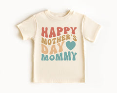 Happy Mother's Day Mommy Shirt - Mothers Day Natural Bodysuit - First Mother's Day Gift - Baby Shower Gift - Mama of Girl/Boy - Mommy Baby