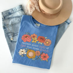 Floral Mother T-Shirt - Mothers Plant Seeds of Love That Bloom Forever - Motherhood Tee - Mothers Day Gift - Mom Life Shirt - Gift for Mom