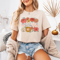 Floral Mother T-Shirt - Mothers Plant Seeds of Love That Bloom Forever - Motherhood Tee - Mothers Day Gift - Mom Life Shirt - Gift for Mom