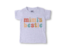 Mimi's Bestie Bodysuit - Funny Baby Tee - Baby Shower Gift - Gift from Mimi - Minimalist Baby Clothes - Kids Natural Shirt