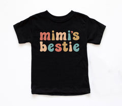 Mimi's Bestie Bodysuit - Funny Baby Tee - Baby Shower Gift - Gift from Mimi - Minimalist Baby Clothes - Kids Natural Shirt