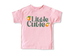 Little Cutie Bodysuit - Cute Orange Baby Toddler Shirt - Baby Shower Gift - Newborn Kid Natural Shirt - Little Orange Youth Tee