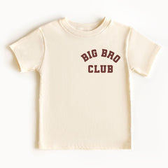 Big Bro Toddler Shirt  - Big Bro Club - Shirt For Boys - Big Brother Announcement - Cute Retro Kids Tee - Promoted To Be Big Brother