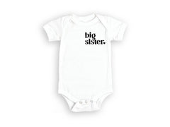Big Sister Announcement Shirt – Natural Toddler Tee, Pregnancy Reveal Tee for Toddler, Youth or Babies