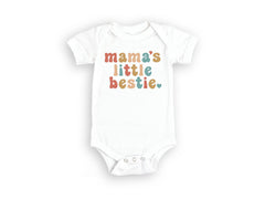 Mama's Little Bestie Bodysuit - Mommy's Little Bestie - First Mothers Day Gift - Little Best Friend Toddler Shirt - New Mom Gift