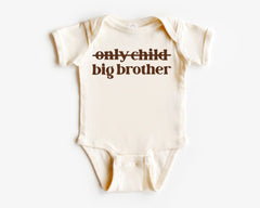 Big Brother Toddler Shirt - Baby Announcement - Only Child - Promoted To Big Brother - New Big Bro Youth T-Shirt - Retro Big Brother Kids