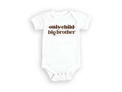 Big Brother Toddler Shirt - Baby Announcement - Only Child - Promoted To Big Brother - New Big Bro Youth T-Shirt - Retro Big Brother Kids
