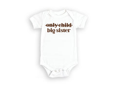 Big Sister Toddler Shirt - Baby Announcement - Only Child - Promoted To Big Sister - New Big Sis Youth T-Shirt - Retro Big Sister Kids Tee