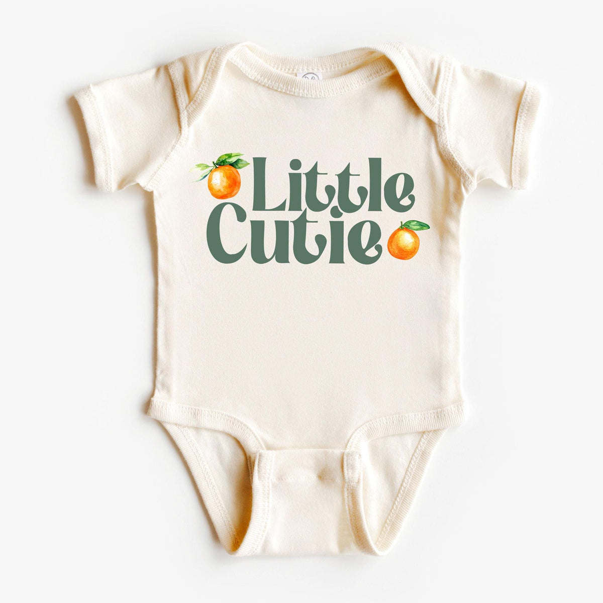 Little Cutie Bodysuit - Cute Orange Baby Toddler Shirt - Baby Shower Gift - Newborn Kid Natural Shirt - Little Orange Youth Tee