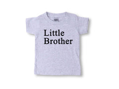 Little Brother Bodysuit - Lil Brother Toddler Shirt - Natural Kids Tee - Retro Brother Gift - Cute Lil Bro Youth T-Shirt - Baby Gift