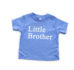 Little Brother Bodysuit - Lil Brother Toddler Shirt - Natural Kids Tee - Retro Brother Gift - Cute Lil Bro Youth T-Shirt - Baby Gift