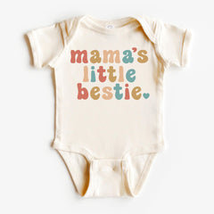 Mama's Little Bestie Bodysuit - Mommy's Little Bestie - First Mothers Day Gift - Little Best Friend Toddler Shirt - New Mom Gift
