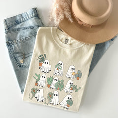 Comfort Colors® Ghost Plant Shirts - Halloween Plant Shirt - Plant Lover Gift - Plant Lady Shirt - Crazy Plant Lady T-Shirt - Plant Mom Gift