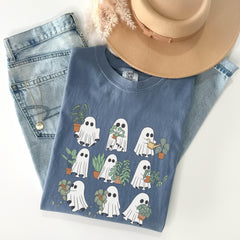 Comfort Colors® Ghost Plant Shirts - Halloween Plant Shirt - Plant Lover Gift - Plant Lady Shirt - Crazy Plant Lady T-Shirt - Plant Mom Gift
