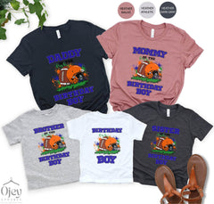 Football Theme Party Shirts - Birthday Football Family Tees - First Birthday Football Shirts - Football Mom Birthday - Dad Football Birthday