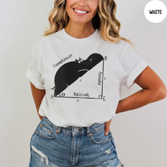 Comfort Colors® Shirt, Hippopotenuse Tee, Math Teacher Gift, Funny Math Teacher Shirt, Geometry Teacher, Math Lover, Teacher Gift