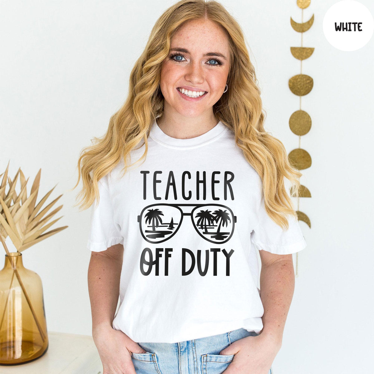 Comfort Colors® Teacher Off Duty Shirt, Last Day of School Shirt, Teacher Summer Tee, Teacher Appreciation Gift, End of School Shirts