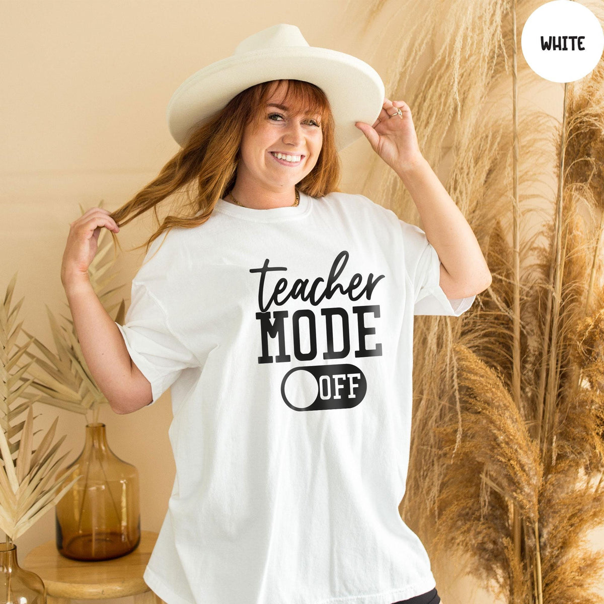 Comfort Colors® Teacher Mode Off Shirt, Funny End Of School Tee, End of Year Teacher, Funny Teacher Shirt, Vacation Tee